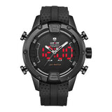 WEIDE WH7301 Silicone LED Sport Dual Display Digital Watch
