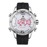 WEIDE WH7301 Silicone LED Sport Dual Display Digital Watch