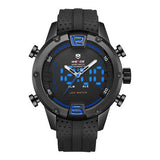 WEIDE WH7301 Silicone LED Sport Dual Display Digital Watch