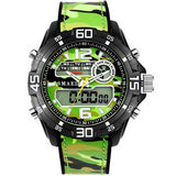 SMAEL 1077 Men Military Luminous Dual Display Digital Watch