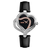 SKMEI 9161 Sweet Love Fashion Style Crystal Women Watches