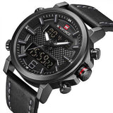 NAVIFORCE 9135 Luminous Calendar Dual Display Digital Watch