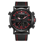 NAVIFORCE 9135 Luminous Calendar Dual Display Digital Watch
