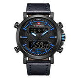 NAVIFORCE 9135 Luminous Calendar Dual Display Digital Watch