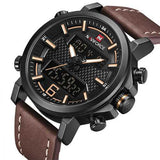 NAVIFORCE 9135 Luminous Calendar Dual Display Digital Watch