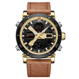 NAVIFORCE 9132 Luminous Calendar Dual Display Digital Watch