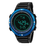 SANDA 360 Fashion Silicone Luminous Display Digital Watch