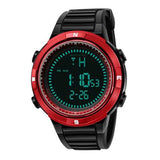 SANDA 360 Fashion Silicone Luminous Display Digital Watch