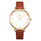 SK K0056 Simple Design Casual Style Ladies Wrist Watch