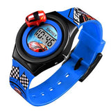 SKMEI 1376 Children Cartoon Car Creative Digital Watch