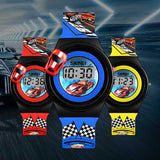 SKMEI 1376 Children Cartoon Car Creative Digital Watch