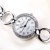 LVPAI Vintage Bracelet Watch Casual Crystal Quartz Watch