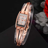 LVPAI Casual Style Full Steel Women Bracelet Watch