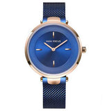 MINI FOCUS MF0195L Unique Dial Display Ladies Wrist Watch